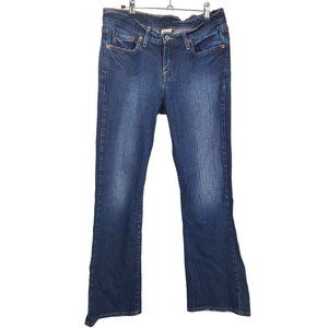 Lucky Brand Dungarees Womens Jeans Denim Straight Sz 8 Stretch Pants Mid Rise